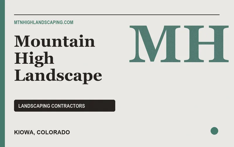 Mountain High Landscape in Kiowa, Colorado