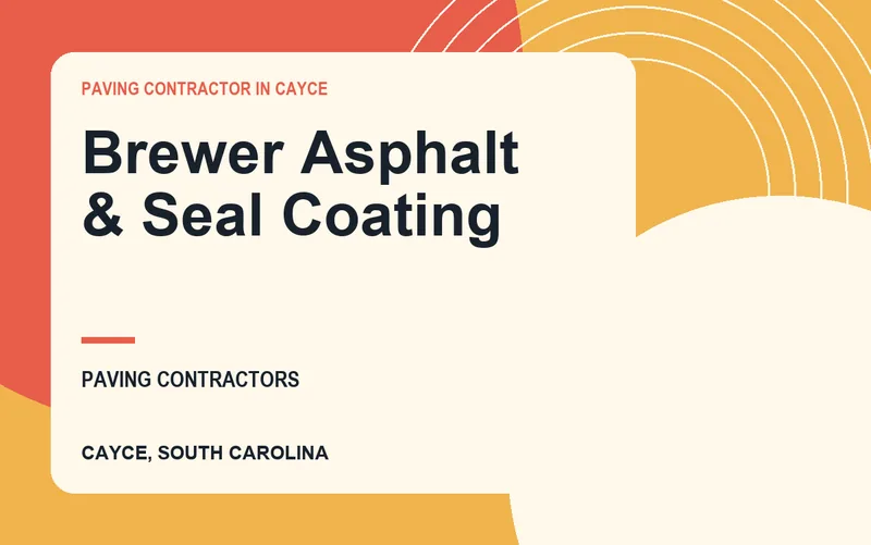 Brewer Asphalt & Seal Coating in Cayce, South Carolina