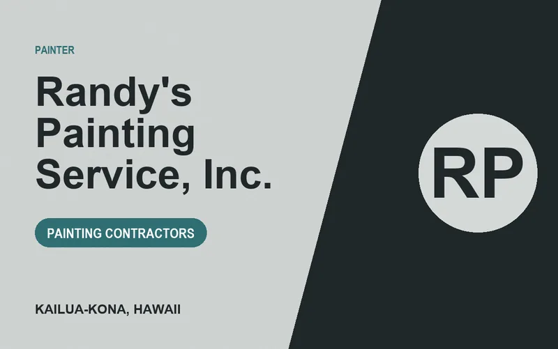 Randy's Painting Service, Inc. in Kailua-Kona, Hawaii