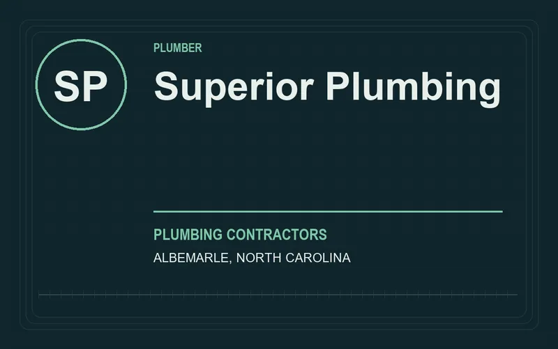 Superior Plumbing in Albemarle, North Carolina