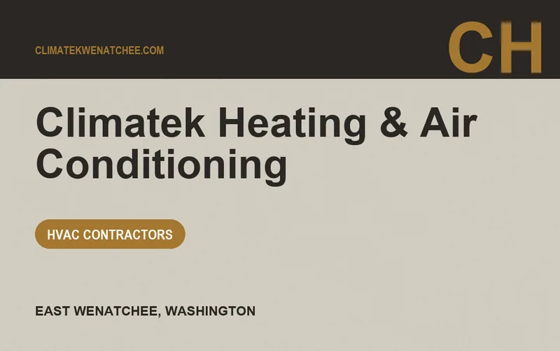 Climatek Heating & Air Conditioning in East Wenatchee, Washington