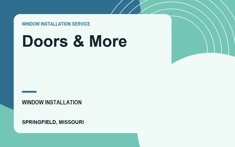 Doors & More in Springfield, Missouri