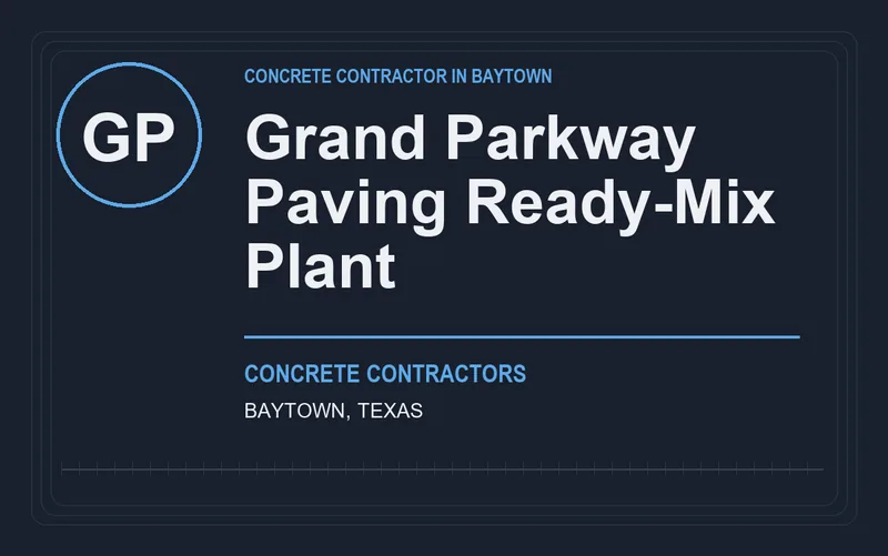 Grand Parkway Paving Ready-Mix Plant in Baytown, Texas
