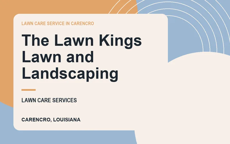 The Lawn Kings Lawn and Landscaping in Carencro, Louisiana