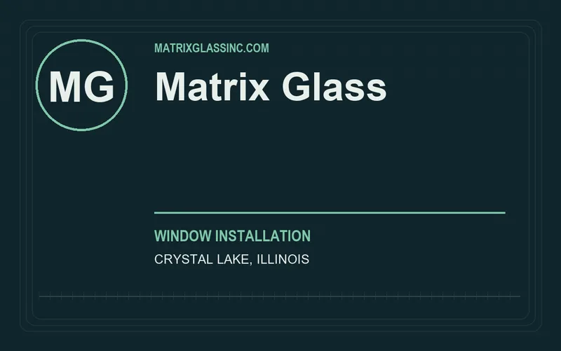 Matrix Glass in Crystal Lake, Illinois