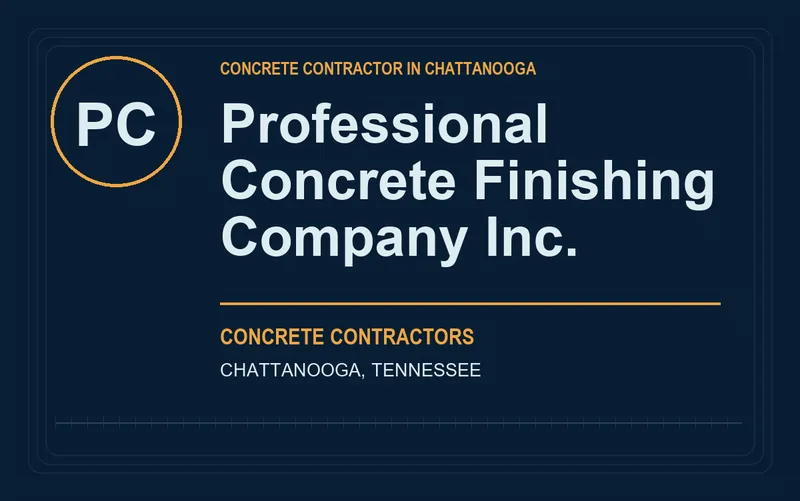 Professional Concrete Finishing Company Inc. in Chattanooga, Tennessee
