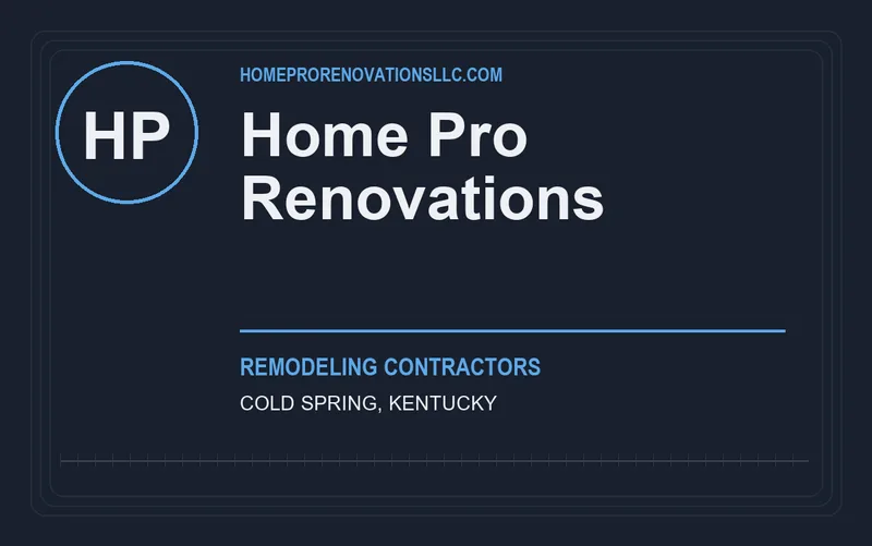 Home Pro Renovations in Cold Spring, Kentucky