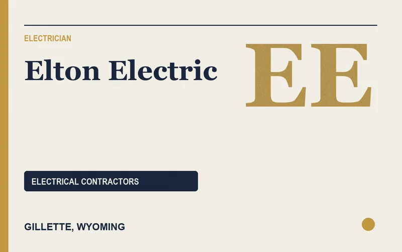 Elton Electric in Gillette, Wyoming