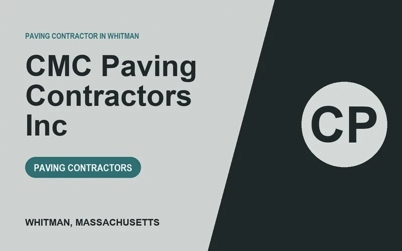 CMC Paving Contractors Inc in Whitman, Massachusetts