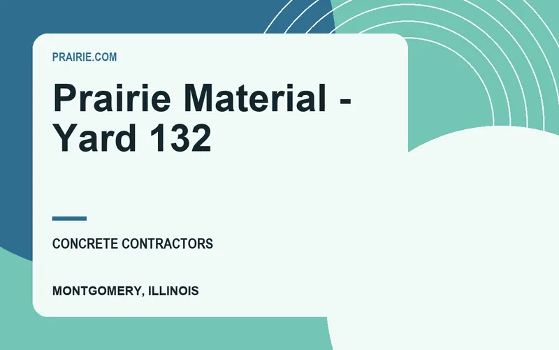 Prairie Material - Yard 132 in Montgomery, Illinois