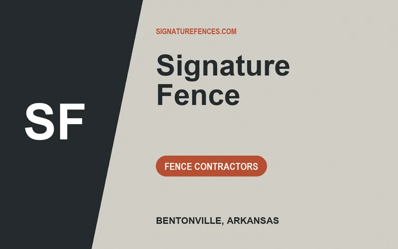 Signature Fence in Bentonville, Arkansas