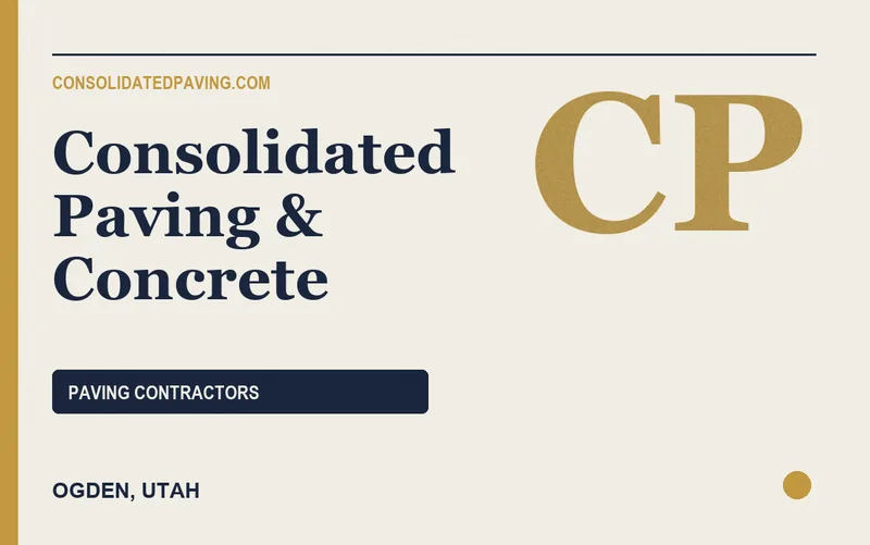 Consolidated Paving & Concrete in Ogden, Utah