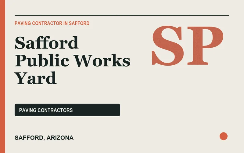 Safford Public Works Yard in Safford, Arizona