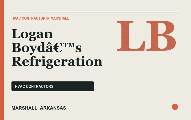 Logan Boydâ€™s Refrigeration in Marshall, Arkansas