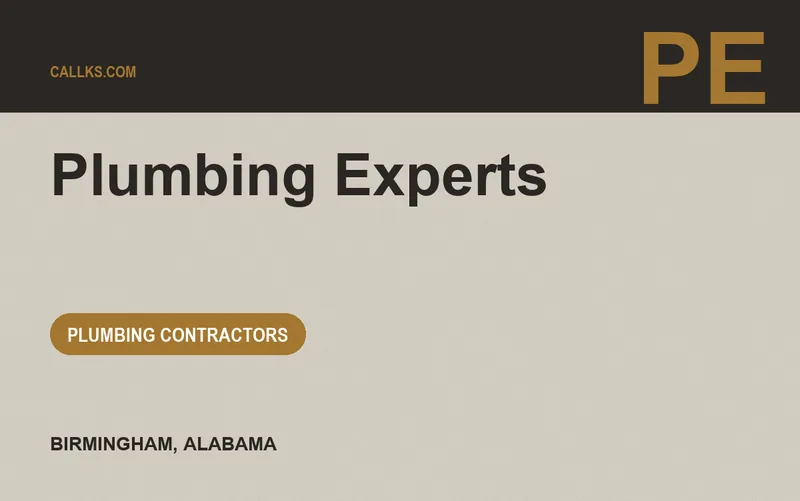 Plumbing Experts in Birmingham, Alabama