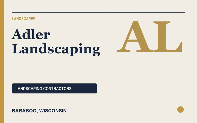 Adler Landscaping in Baraboo, Wisconsin