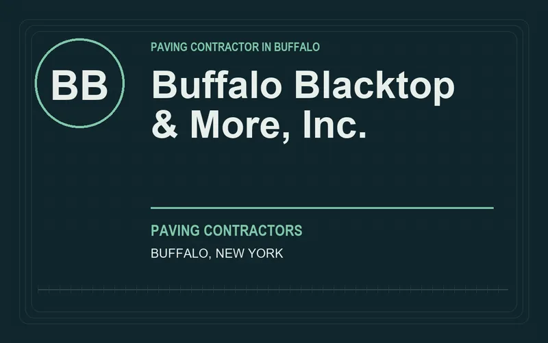 Buffalo Blacktop & More, Inc. in Buffalo, New York