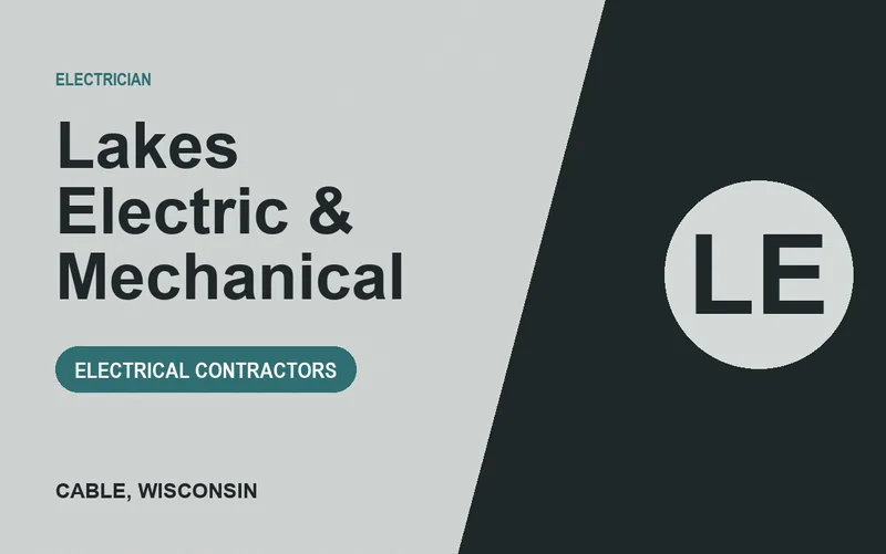 Lakes Electric & Mechanical in Cable, Wisconsin
