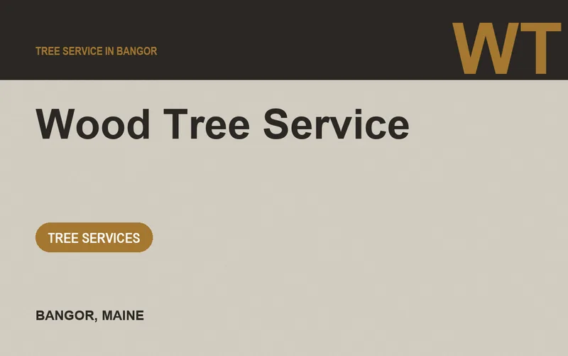 Wood Tree Service in Bangor, Maine