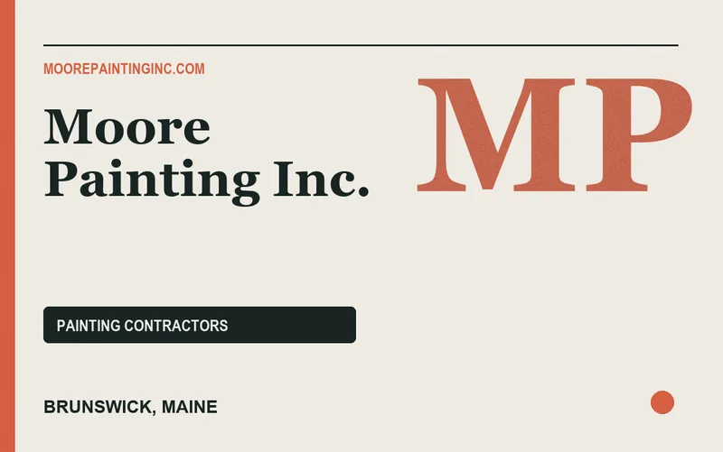 Moore Painting Inc. in Brunswick, Maine