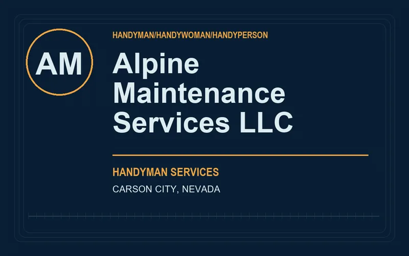 Alpine Maintenance Services LLC in Carson City, Nevada