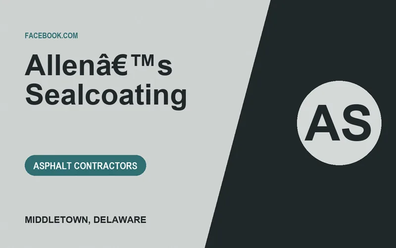 Allenâ€™s Sealcoating in Middletown, Delaware