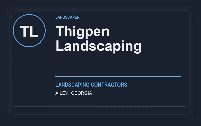 Thigpen Landscaping in Ailey, Georgia