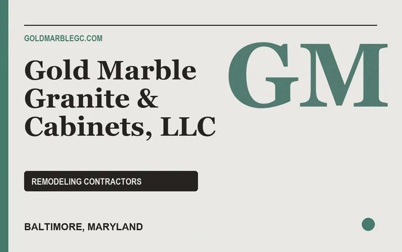Gold Marble Granite & Cabinets, LLC in Baltimore, Maryland