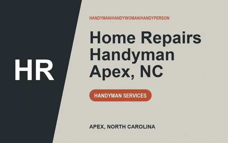 Home Repairs Handyman Apex, NC in Apex, North Carolina