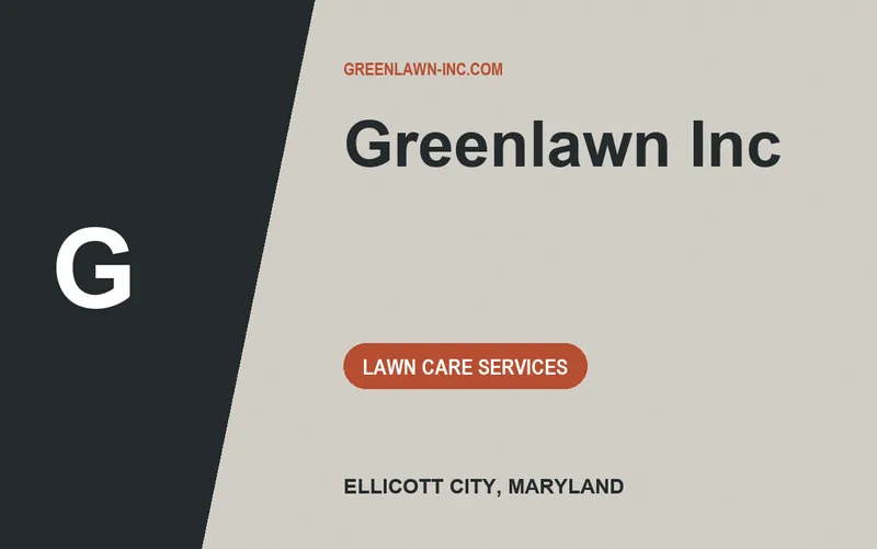 Greenlawn Inc in Ellicott City, Maryland