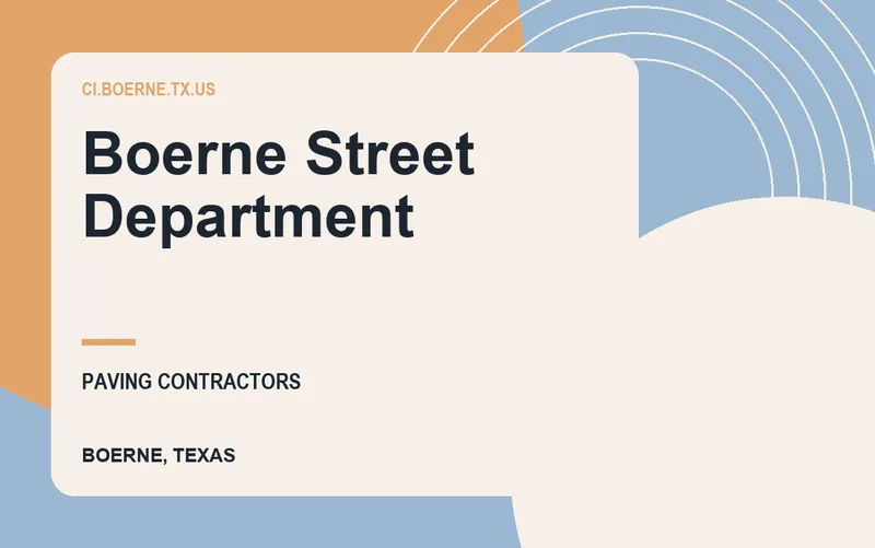 Boerne Street Department in Boerne, Texas