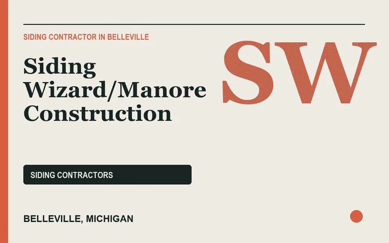 Siding Wizard/Manore Construction in Belleville, Michigan