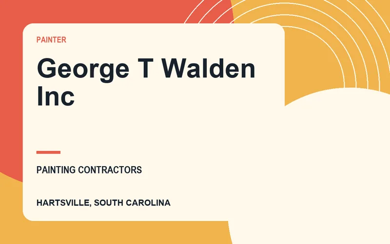 George T Walden Inc in Hartsville, South Carolina