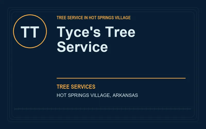 Tyce's Tree Service in Hot Springs Village, Arkansas