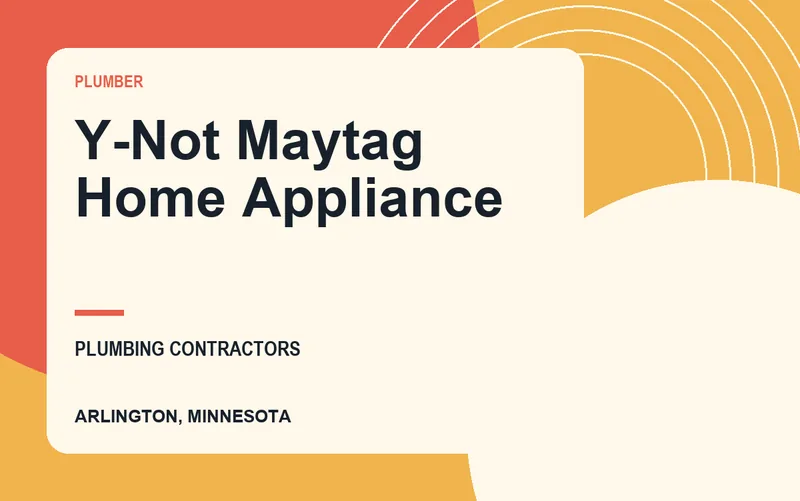 Y-Not Maytag Home Appliance in Arlington, Minnesota