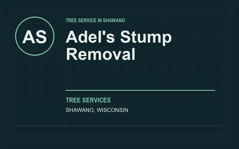 Adel's Stump Removal in Shawano, Wisconsin
