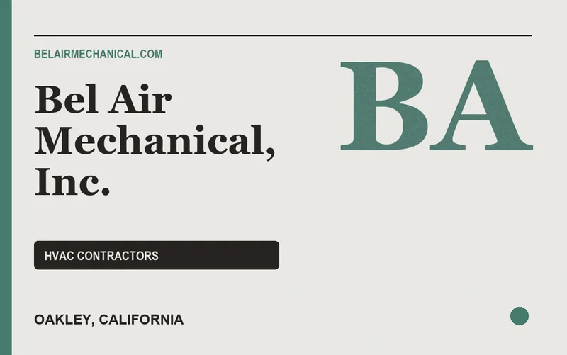 Bel Air Mechanical, Inc. in Oakley, California
