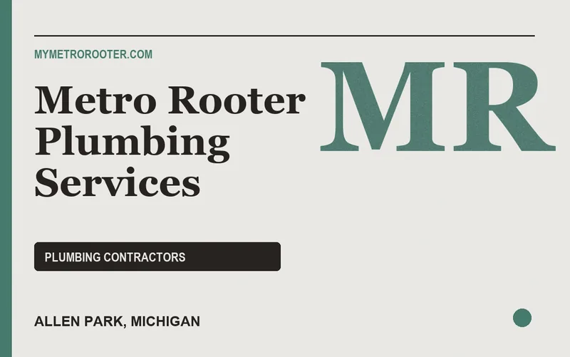 Metro Rooter Plumbing Services in Allen Park, Michigan