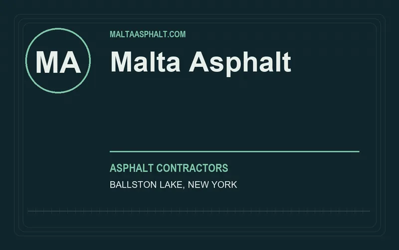 Malta Asphalt in Ballston Lake, New York