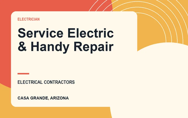 Service Electric & Handy Repair in Casa Grande, Arizona