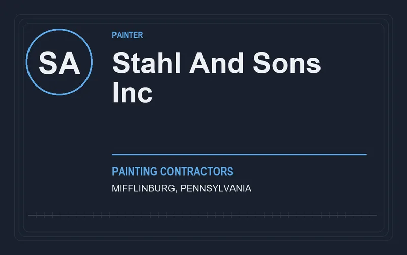 Stahl And Sons Inc in Mifflinburg, Pennsylvania