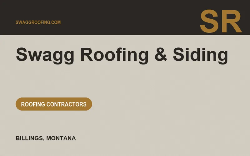Swagg Roofing & Siding in Billings, Montana