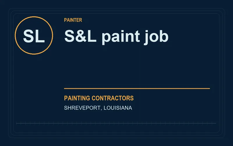 S&L paint job in Shreveport, Louisiana