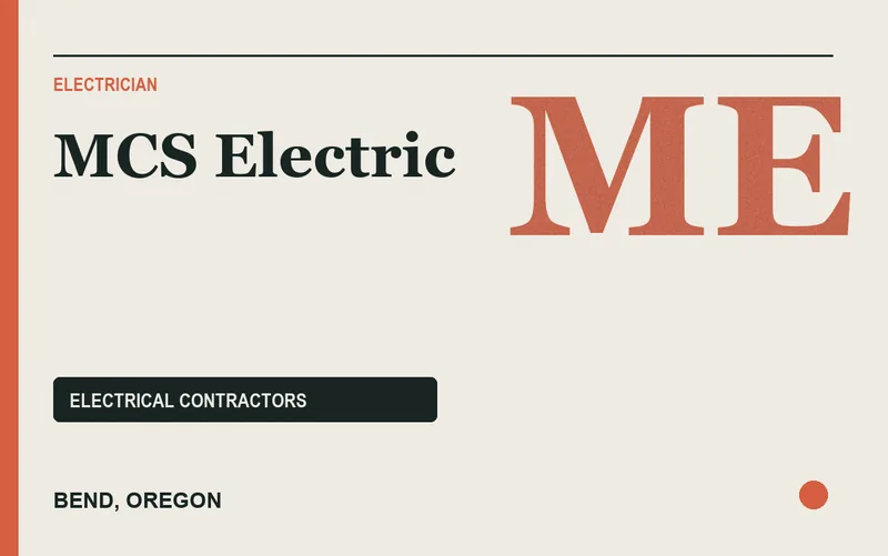 MCS Electric in Bend, Oregon