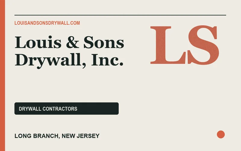 Louis & Sons Drywall, Inc. in Long Branch, New Jersey