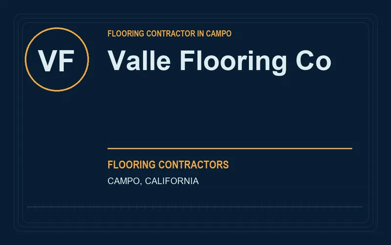 Valle Flooring Co in Campo, California