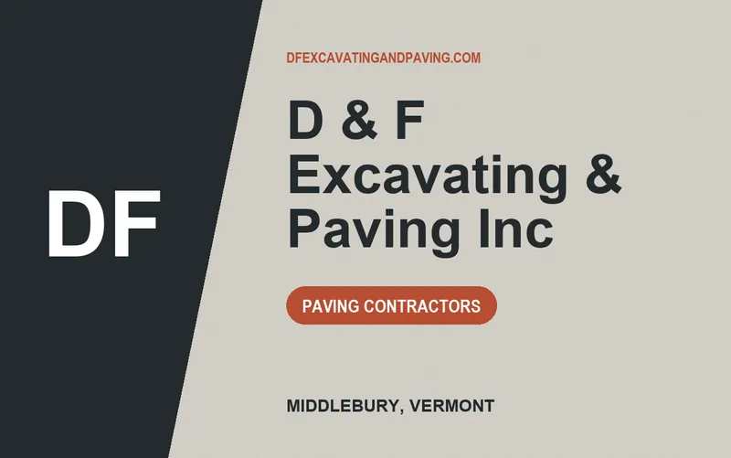 D & F Excavating & Paving Inc in Middlebury, Vermont
