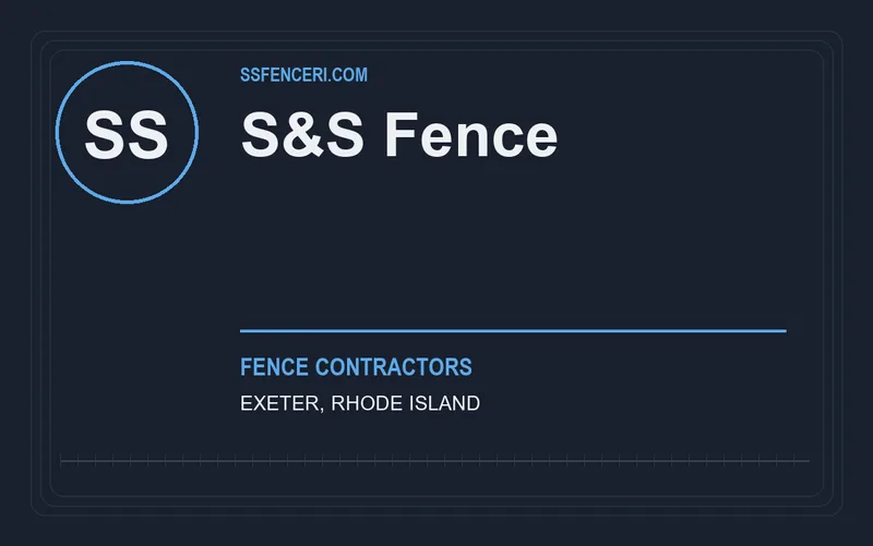S&S Fence in Exeter, Rhode Island