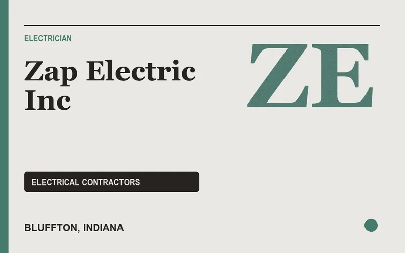 Zap Electric Inc in Bluffton, Indiana