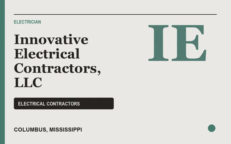 Innovative Electrical Contractors, LLC in Columbus, Mississippi